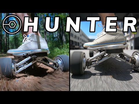 Hunter Board Review - Electric Skateboard with Full SUSPENSION!