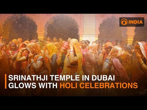 Srinathji Temple in Dubai glows with Holi celebrations