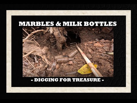 Digging for Old Milk's & Vintage Marbles - Bottle Digging The Ohio Valley - Treasure Hunting -