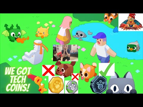 WE GOT TO TECH WORLD AND TECH COINS IN PET SIMULATOR X!