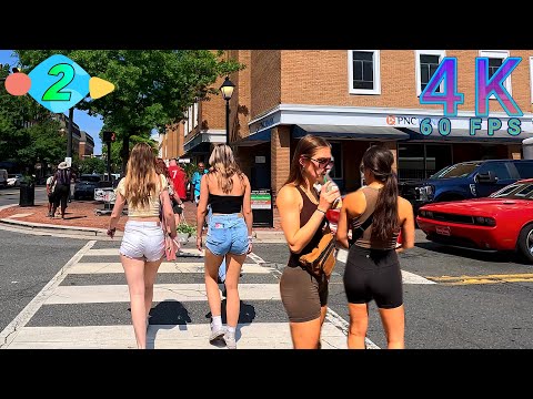 Alexandria Walk on a Beautiful Day Part 2/2, Virginia USA 4K-UHD