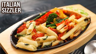 Italian Sizzler Recipe | How To Make Italian Sizzler | Step By Step Recipe | Ruchi