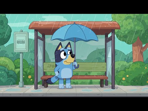 Bluey Rainy Day Lofi 🌧️ Rainy Chillhop Playlist [Lo-fi Rain | Study Music | Chillout]