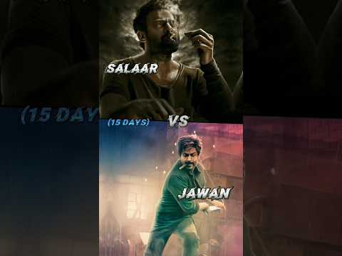 Salaar vs Jawaan Day 15 All India BOC Comparison || #salaarboxofficecollection #Prabhas #srk