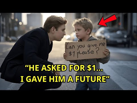 Homeless Boy asks Barron Trump "Can you give me 1$?" Trump's response is SHOCKING