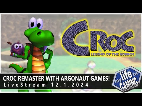 Croc: Legend of the Gobbos - HD Remaster First Look (with Argonaut Games!) :: LIVE STREAM