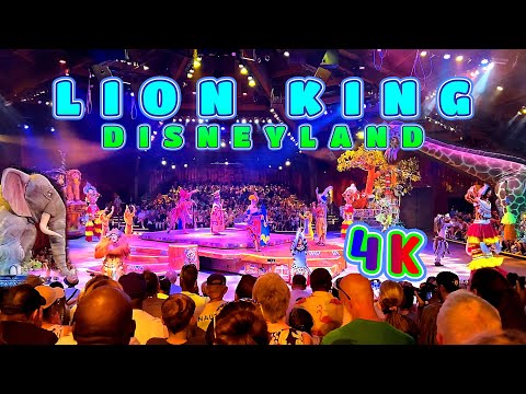 Lion King Show, Disneyland Animal Kingdom, Orlando Florida USA 4K - UHD