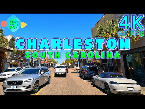 Charleston Drive on a Beautiful Day Part 5/6, South Carolina USA 4K-UHD