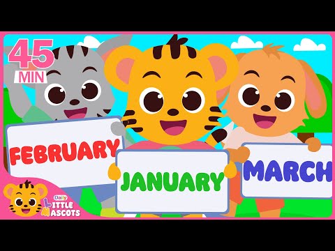 ✨Months Of The Year + ABC Song + more Little Mascots Nursery Rhymes & Kids Songs