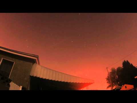 Time-Lapse of The Night Sky - Orion