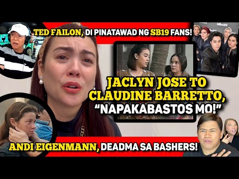 JACLYN JOSE, SINABIHANG BASTOS SI CLAUDINE BARRETTO! 🔴 TED FAILON, GINANTIHAN NG SB19 FANS!