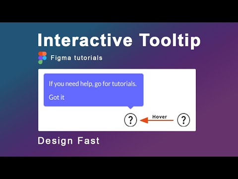 How to Create Responsive Tooltip Component in Figma | Figma Tutorial