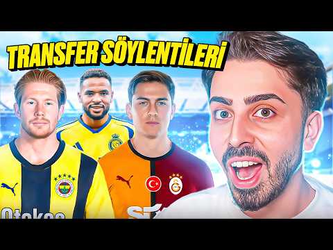 KIŞ TRANSFER DEDİKODULARINI GERÇEĞE ÇEVİRDİM! // FC 25 KARİYER MODU