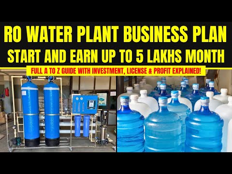 How to Start a Profitable RO Water Plant Business