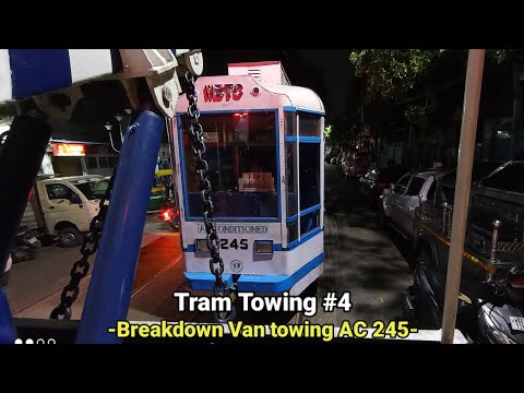 Tram Towing #4 || New Breakdown Van towing AC 245 || Tramisane Specials #33