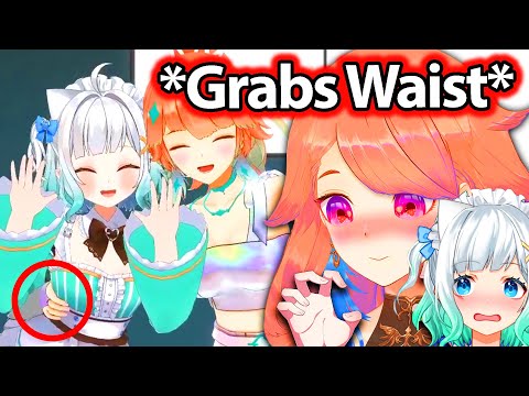 Kiara Grabs Mint's Waist and Left Everyone OBSESSED 【Hololive】