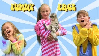 Funny Face Song - Kids music video