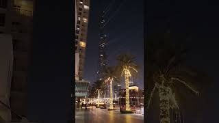 one night in Dubai #dubailifestyle #burjkhalifa