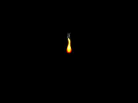 [1 Hour] Black Screen Effect - Flame Candle Simulation in 4k 60 fps