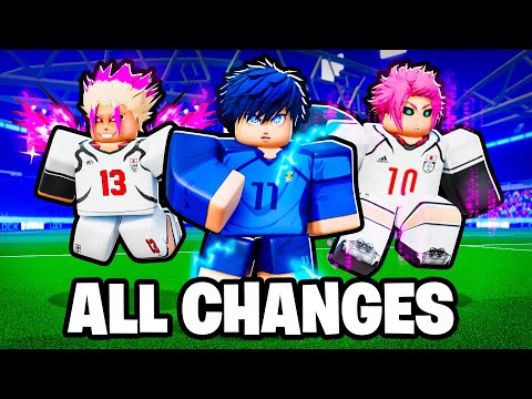 Blue Lock Rivals ALL CHANGES in REVAMP Update! (Roblox)