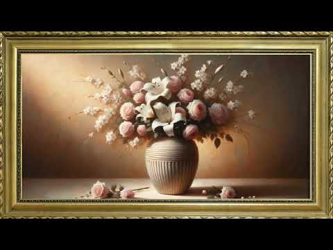 VINTAGE MOODY FLORAL FREE TV ART WALLPAPER HOME DECOR FRAMED SAMSUNG TV ART SCREENSAVER BACKGROUND