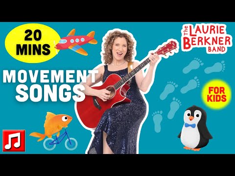 20 mins - "The Goldfish" and other Movement Songs for Brain Breaks by Laurie Berkner!