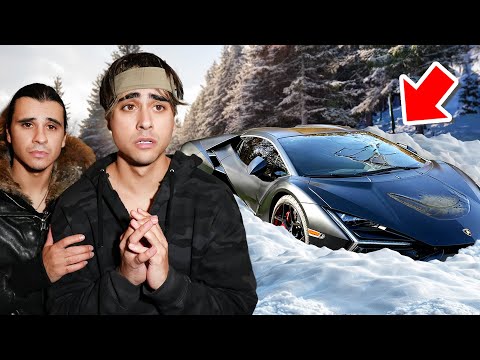 I CRASHED My Lamborghini in the Snow…