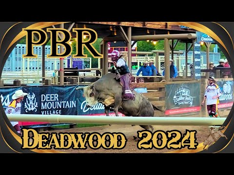 PBR Professional Bull Riding Deadwood South Dakota 2024! Best Riders In The World