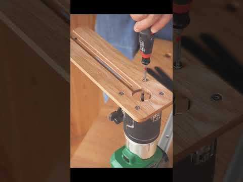 Router Circle Cutting Jig #shorts #satisfying