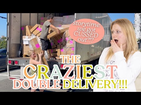 WE GOT CUSSED OUT AND HIRED A STRANGER - making this officially the WEIRDEST & WORST DELIVERY EVER