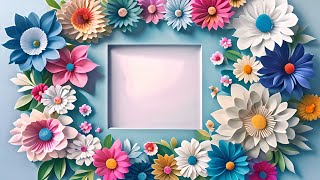 4K Beautiful Flowers ✿ Frames Collection ✿ Relaxing & Romantic ✿ Floral Wedding Animation Wallpaper