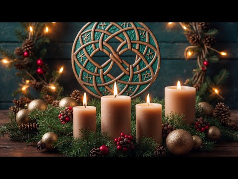 🎄 Holiday Celtic Music | 1 Hour of Relaxing Harp Music | Festive Holiday Music 🦌