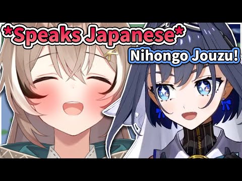 Kronii is Impressed by Mumei's Japanese and Starts Having a Conversation in Japanese