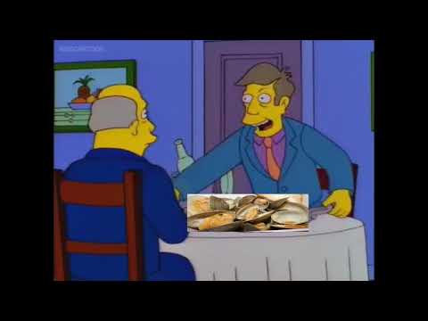 Steamed Hams but Skinner buys Steamed Clams instead