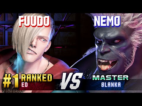 SF6 ▰ FUUDO (#1 Ranked Ed) vs NEMO (Blanka) ▰ High Level Gameplay