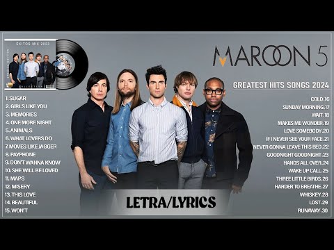 Maroon 5 Full Album 2024 (Lyrics) - Best Songs Collection 2024 - Greatest Hits Songs Playlist 2024