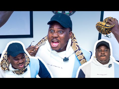 Would You Put A Snake Around Your Neck For N100,000?