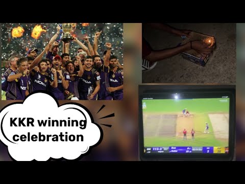 KKR WINNING CELEBRATION IPL with friends kkr win ipl 2024