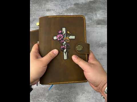 Handcrafted Leather Prayer Journal: #faith  #leatherjournal  #christiangift