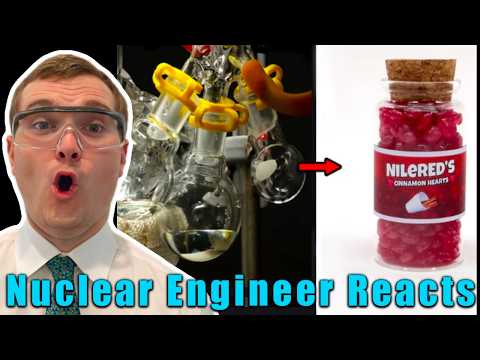 Did it Actually Work? - Turning Styrofoam into Cinnamon Candy - Nuclear Engineer Reacts to NileRed