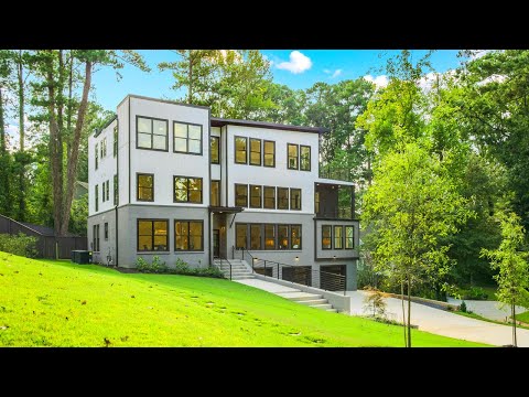 Inside a New MODERN DESIGNED 6 Bdrm, 5.5 Bath LUXURY Home W/POOL & NO HOA For Sale in ATLANTA, GA