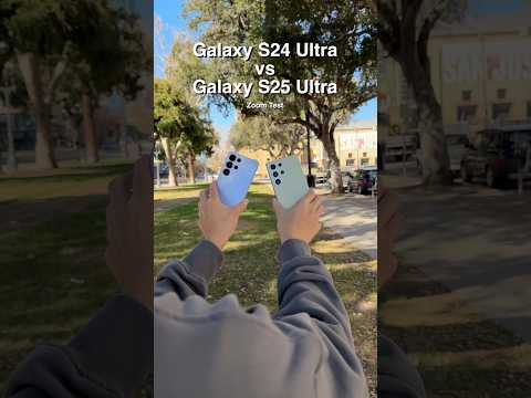 Galaxy S25 Ultra vs Galaxy S24 Ultra Zoom Test!