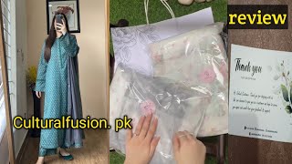 Culturalfusion 3 pice Lawn dress | Ready to Wear | honest review | shopping haul @hsworld9995