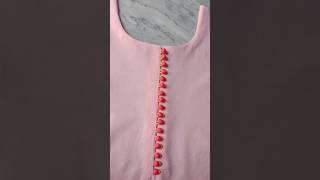 Dori loops button neck design with easy tips and tricks