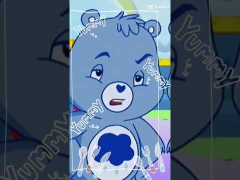 yummy grumpy bear #carebears #yummy #yummyjustinbieber #capcut #edit