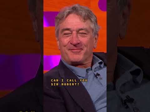 #RobertDeNiro really should have a knighthood #thegrahamnortonshow #grahamnorton