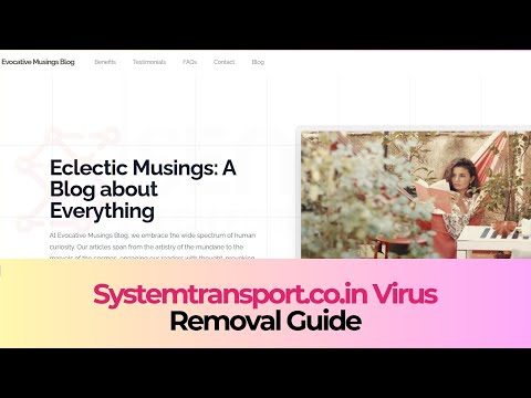 Systemtransport.co.in Ads Virus - How to Remove It [Solved]