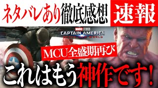 MCU全盛期再び...キャプテンアメリカ/ブレイブ・ニュー・ワールドネタバレあり徹底感想【アベンジャーズ/アメコミ/マーベル/marvel】