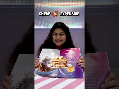 ₹100 vs. ₹500 ka Japanese Pancake!😱🥞Cheap vs Expensive Pancakes: Which Tastes Better? #thakursisters