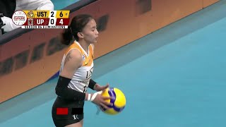 UP FIGHTS BACK in set 3 vs UST ✊ | UAAP SEASON 86 WOMEN'S VOLLEYBALL